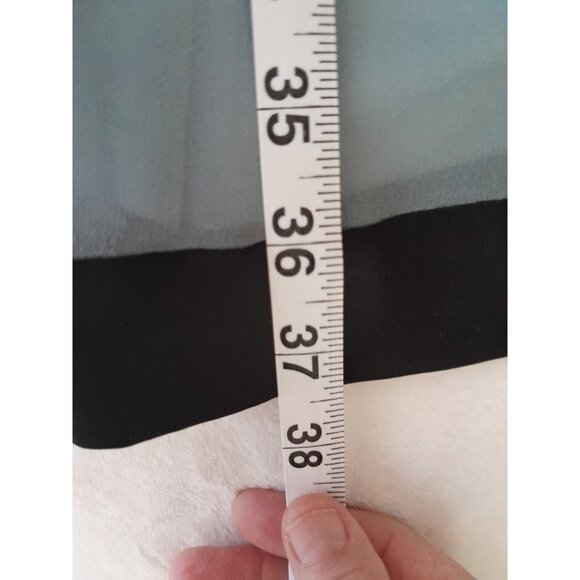 Cache Luxe Embellished Chiffon Silk Dress Baby Doll Fairy Princess Sz 2 Seafoam - Picture 10 of 16